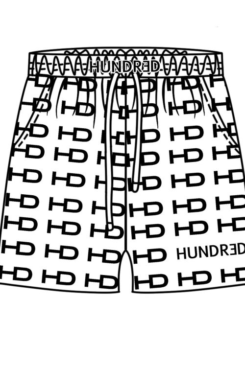 Hundred Monogram swim shorts